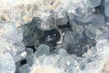 Blue Celestine (Celestite) Crystal Geode - Madagascar #87130-1
